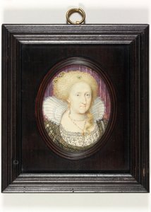 Anna Dánská (akvarel na pergamenu) od English School