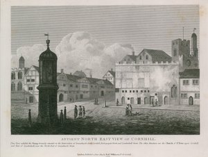 Starověký severovýchodní pohled na Cornhill od English School