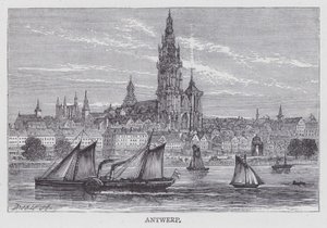 Antverpy (rytina) od English School
