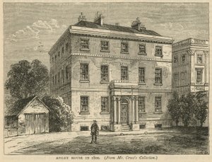 Apsley House, Hyde Park, Londýn, v roce 1800 od English School