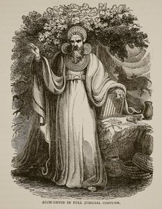 Arch-Druid v plném soudním kostýmu od English School