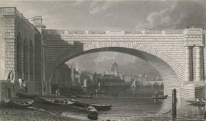 Arch of Waterloo Bridge od English School