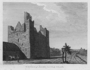 Hrad Ardee, hrabství Louth, Irsko od English School