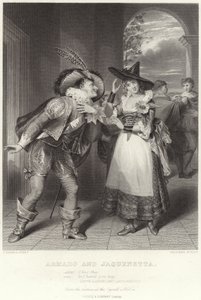 Armado a Jaquenetta, Loves Labor Lost, I. dějství, Scéna II od English School