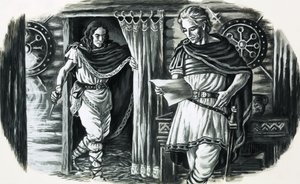 Armenium, německý princ zajatý Římany, kteří později osvobodili Německo od English School