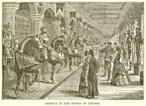 Brnění v Tower of London od English School