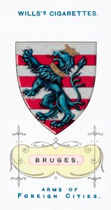 Arms of Bruges (chromolitho) od English School