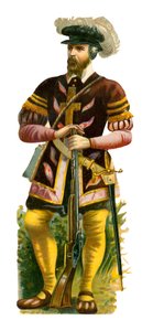 Arquebusier doby krále Jindřicha VIII., 1509-47 od English School