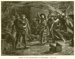 Zatčení spiklenců v Cirencesteru od English School