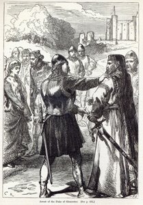 Zatčení vévody z Gloucesteru, ilustrace z knihy "Cassell