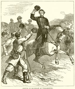 Příjezd McClellan do Williamsburgu od English School