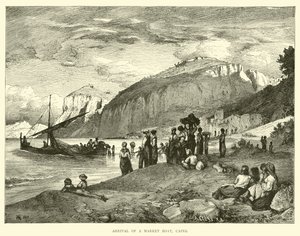 Příjezd tržní lodi, Capri od English School