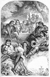 Jak se vám líbí – Ilustrace v „“ Works complete by William Shakespeare““ 1866 – Ilustrace a obecná forma tohoto vydání jsou vypůjčeny z Cassellova ilustrovaného Shakespeara, vydaného v Londýně od English School