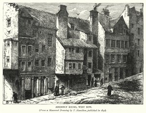 Montážní místnosti, West Bow (rytina) od English School
