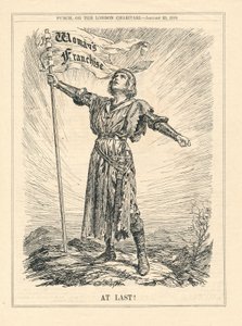 Konečně, ilustrace válečnice slavící Women