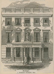Athenaeum Life Assurance Society, Fire Office, Londýn od English School