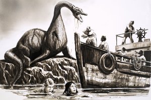 Útok prehistorického plaza od English School