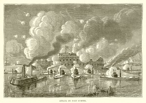 Útok na Fort Sumter od English School