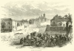 Útok na Le Bourget, říjen 1870 od English School