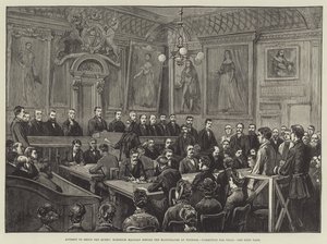 Pokus zastřelit královnu, Roderick Maclean před smírčím soudcem ve Windsoru, zavázaný k soudu od English School