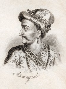 Aurangzeb I, z „Crabbova historického slovníku“, vydaný v roce 1825 od English School