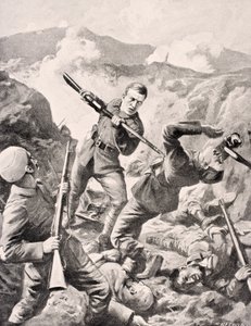 Australan Lance-desátník Albert Jacka, VC, z ‚The War Illustrated Album deLuxe‘, vydané v Londýně, 1916 od English School