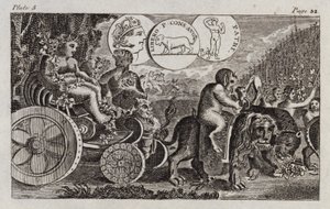 Bacchus (rytina) od English School