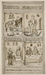 Bakers of York, 1595-1596 (sépiová fotografie) od English School