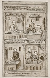 Bakers of York, 1595-1596 (sépiová fotografie) od English School