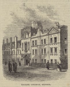 Balliol College, Oxford (rytina) od English School