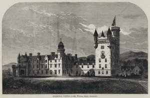 Hrad Balmoral (rytina) od English School