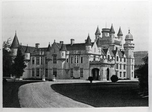Hrad Balmoral (litho) od English School