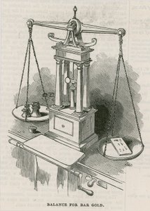 Bank of England, Bullion Office a Gold Weighing Room od English School