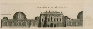 Bank of England, West Wing přidal Sir Robert Taylor, 1783 od English School