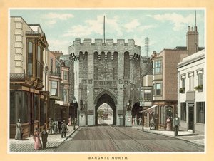 Bargate North (barevná litografie) od English School
