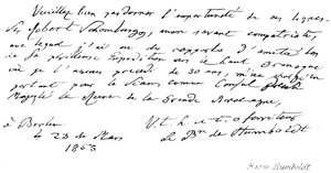 baron Humboldt od English School