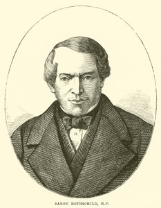 Baron Rothschild, MP (rytina) od English School