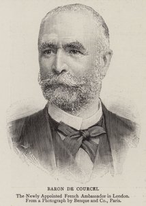 Baron de Courcel (rytina) od English School
