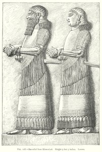 Bas-Relief aus Khorsabad von English School