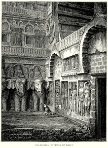 Bas-Reliefs, Brána Karli (rytina) od English School