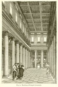 Bazilika v Pompejích (obnovená) od English School