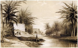 Basra, kolem 1834-37 (kresba) od English School