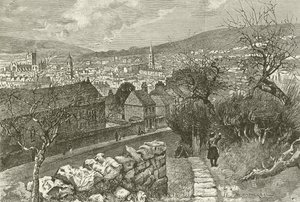 Bath, z Beechen Cliff od English School