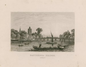 Battersea Bridge, Surrey od English School
