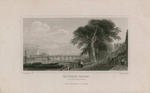 Battersea Bridge, z Cheyne Walk Chelsea od English School