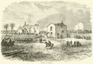 Baterie námořní pěchoty, prosinec 1870 od English School