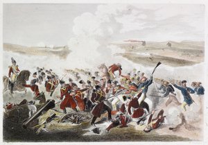 Battle of Eupatoria (barevná rytina) od English School