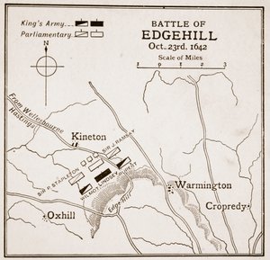 Bitva u Edgehillu, 23. října 1642 od English School