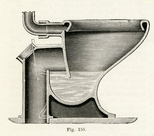 Baziers Patent Direct-Action Closet, 1870 od English School