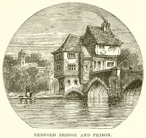 Bedford Bridge a vězení od English School
